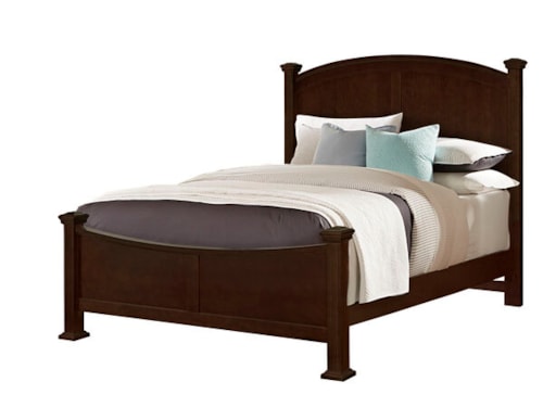 Transitional California King Poster Bed
