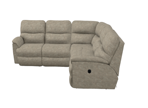 3-Piece Reclining Corner Sectional Sofa