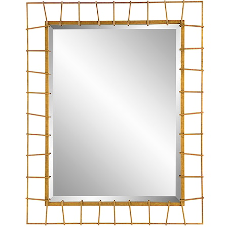 Townsend Antiqued Gold Mirror