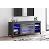 Signature Cayberry 60" TV Stand With Electric Fireplace