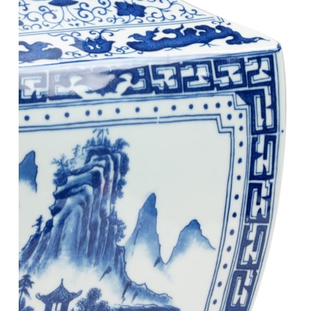Ming Vase In Panel