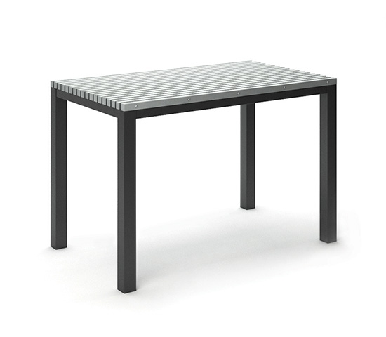 35.5" x 60" Rectangular Bar Table