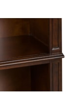 Liberty Furniture Brayton Manor Traditional 76-Inch Bookcase with Adjustable Shelves