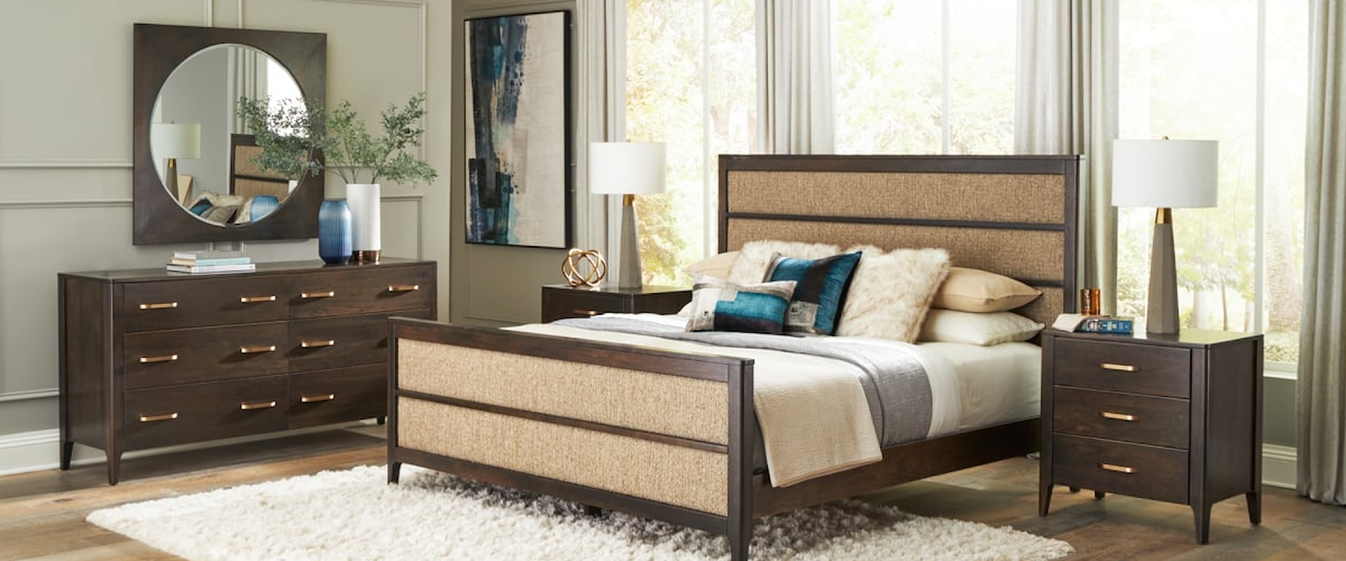 Transitional 4-Piece Bedroom Set