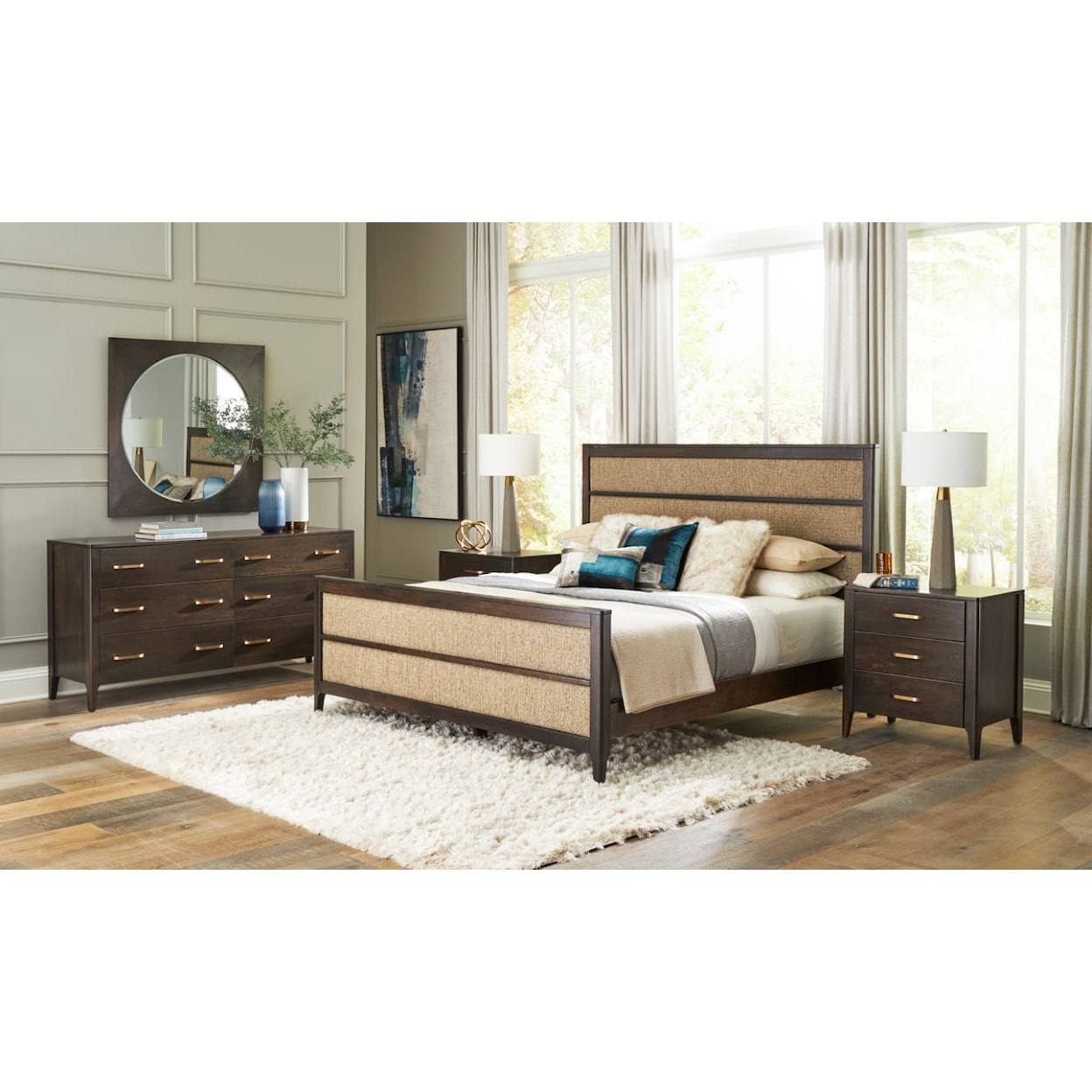 Mavin Toulon Toulon King High Footboard Uph Bed