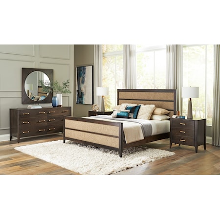 Toulon King High Footboard Uph Bed