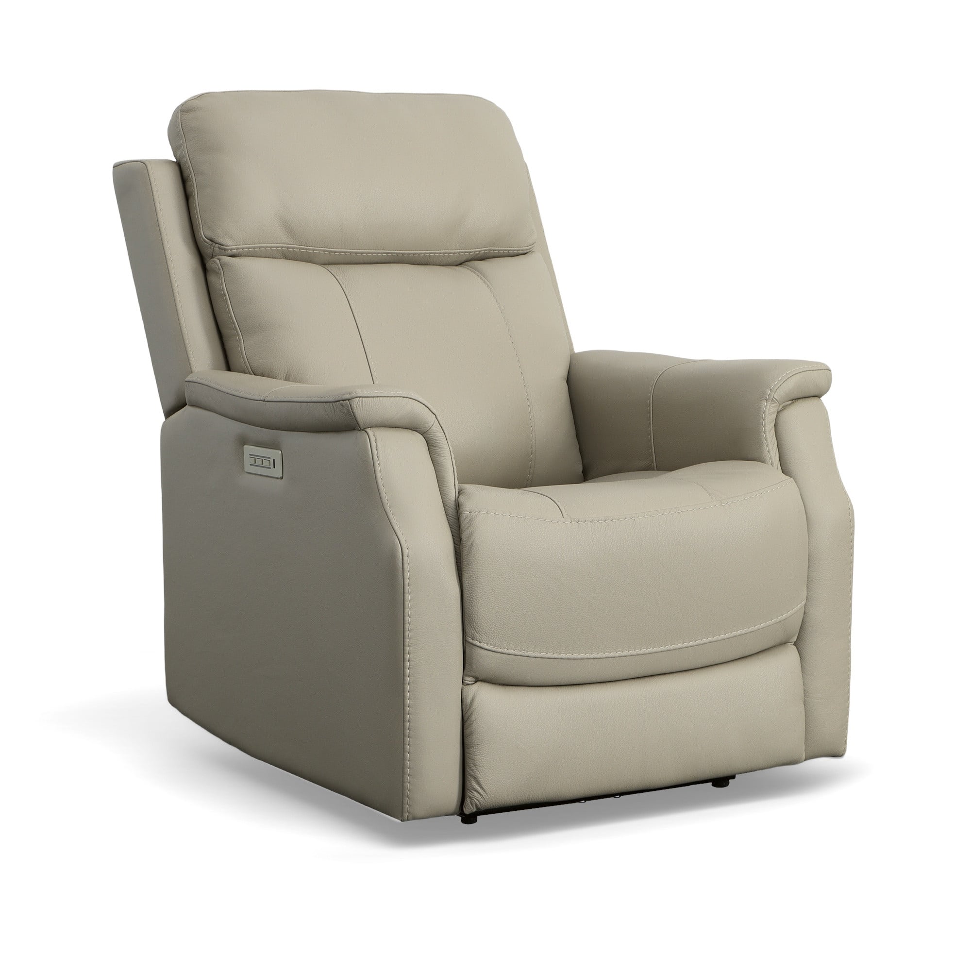 Flexsteel Easton 219161 Power Recliner with Power Headrest Lumbar Virginia Furniture Market Recliner Lay Flat