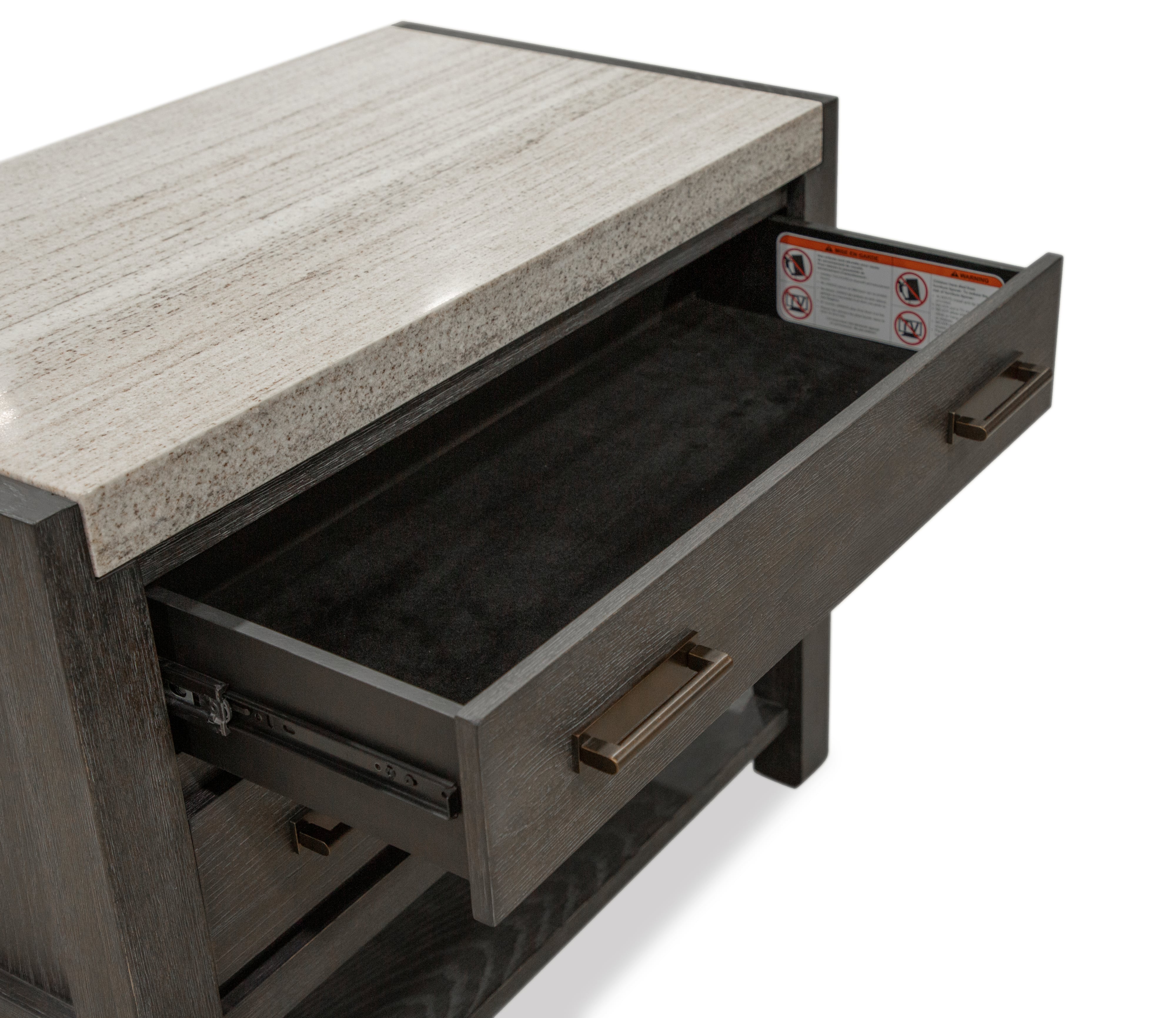 Magnussen Home Plum Creek 2-Drawer Open Nightstand