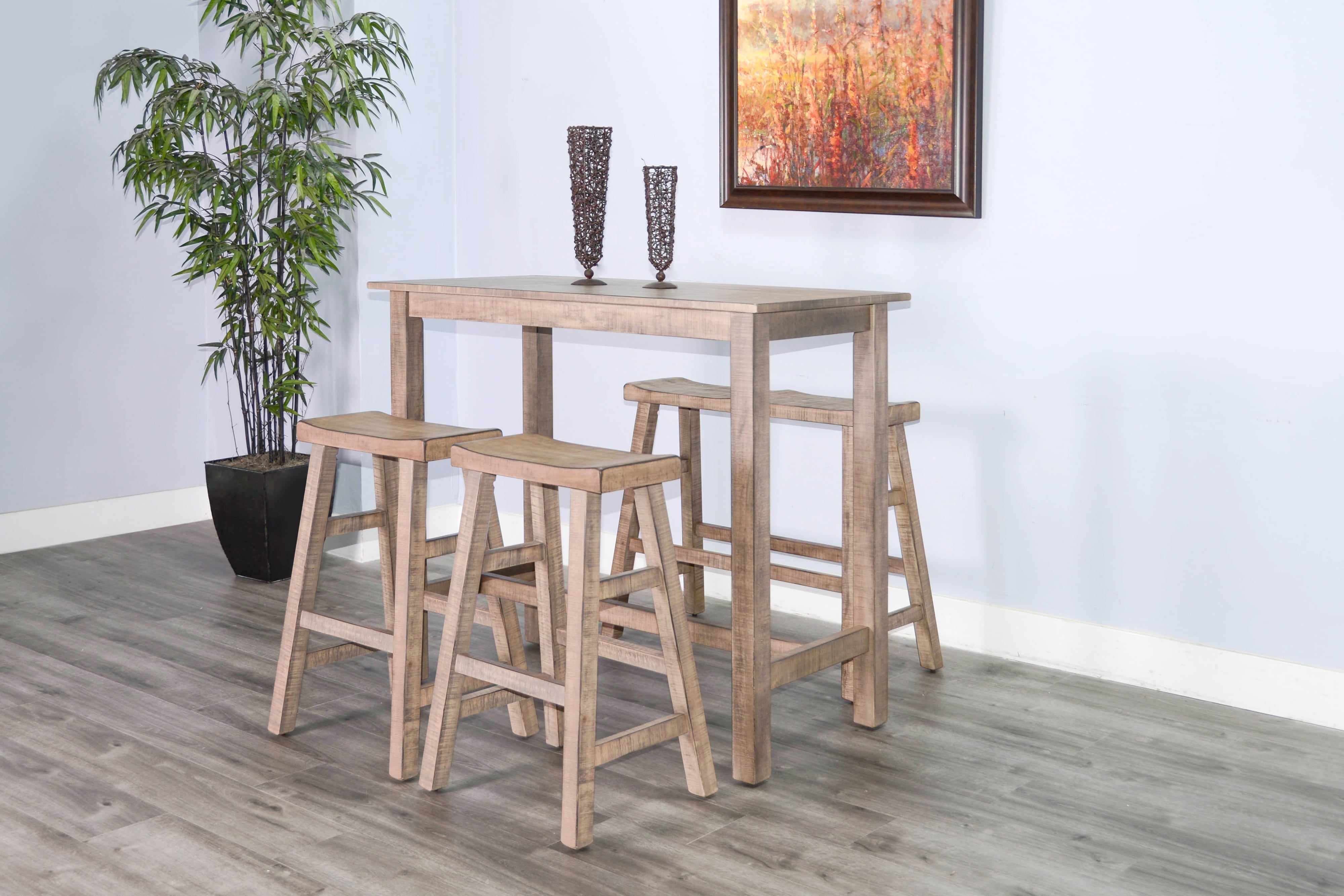 Sunny Designs Marina Magohany Wood Pub Table