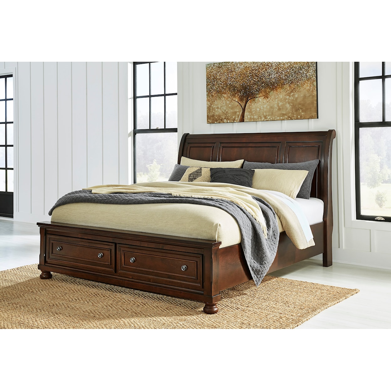 Ashley Furniture Porter California King Sleigh Bed