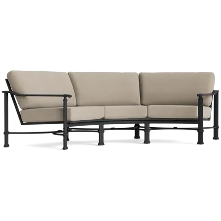 Cushioned Conversation Sofa