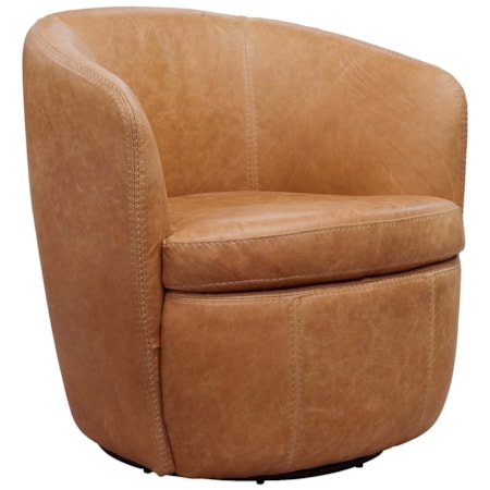 Swivel Barrel Chair