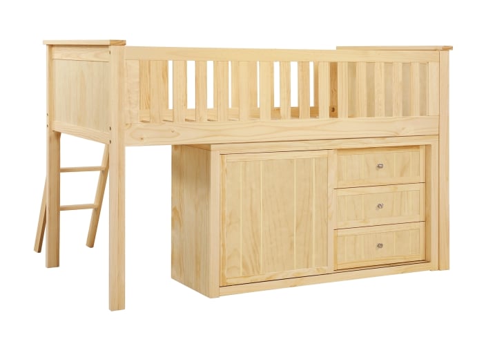 Homelegance Bartly Twin Low Loft Bunk