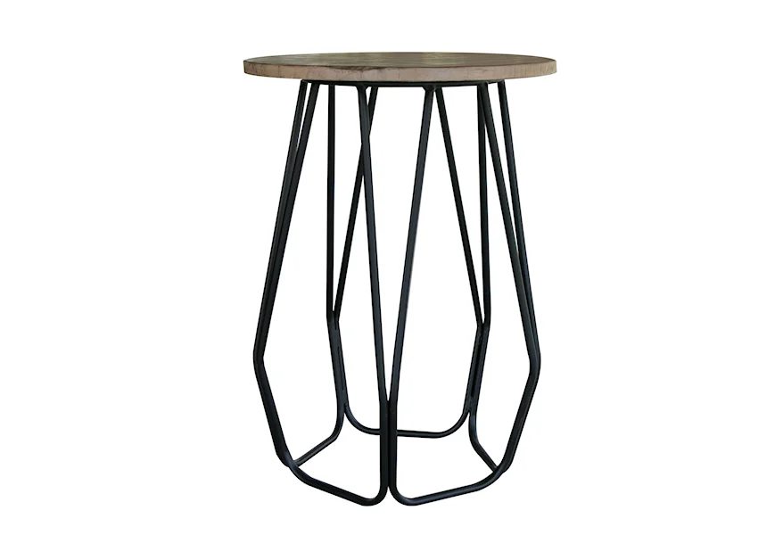 Anvil Chairside Table by International Furniture Direct at Westrich Furniture & Appliances