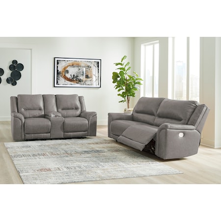 2-Seat Power Reclining Sofa