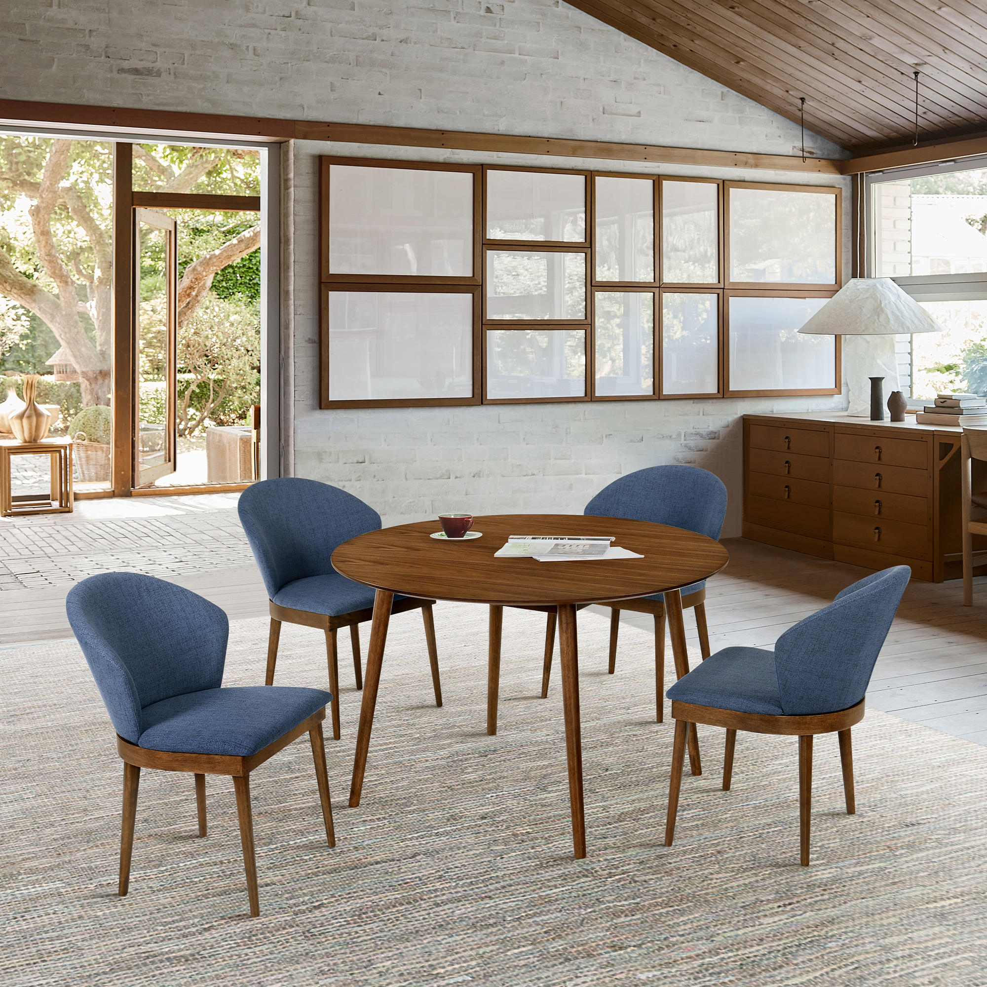 Armen Living Arcadia/Juno 5-Piece Dining Set