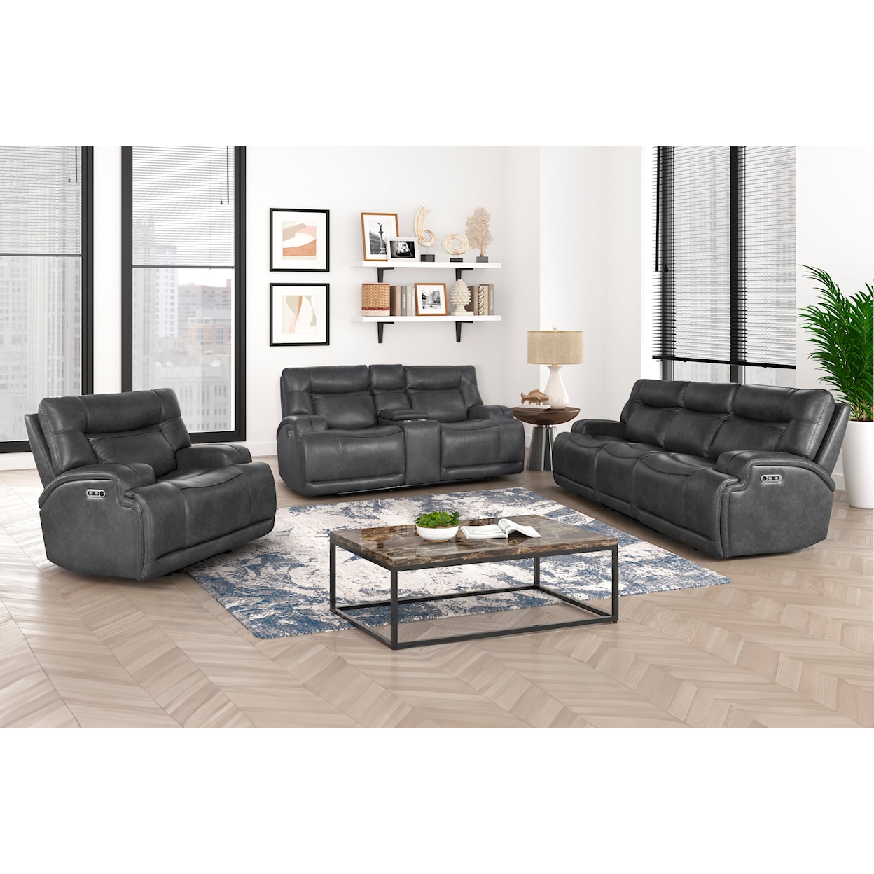 New Classic Furniture Titan Power Sofa