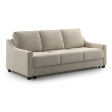 Casual Modern Slope-Arm King Sleeper Sofa