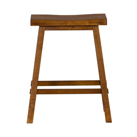 24 Inch Sawhorse Counter Height Stool