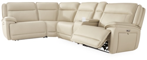 5-piece Reclining Sectional With Console