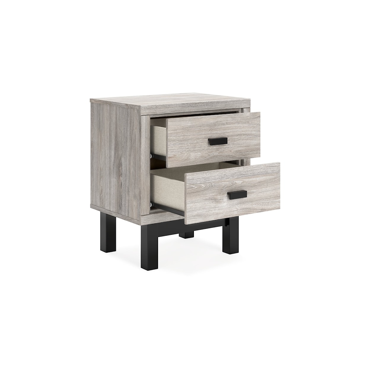 JB King Vessalli 2-Drawer Nightstand