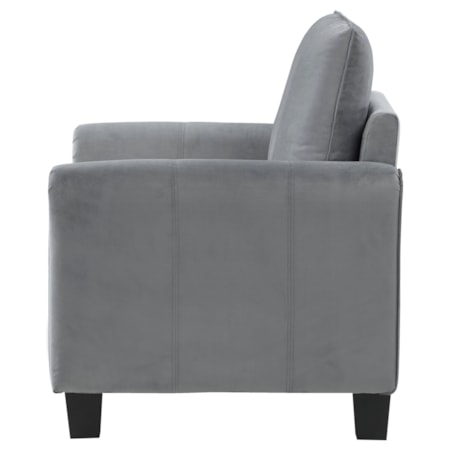 Davis Rolled Arm Accent Chair