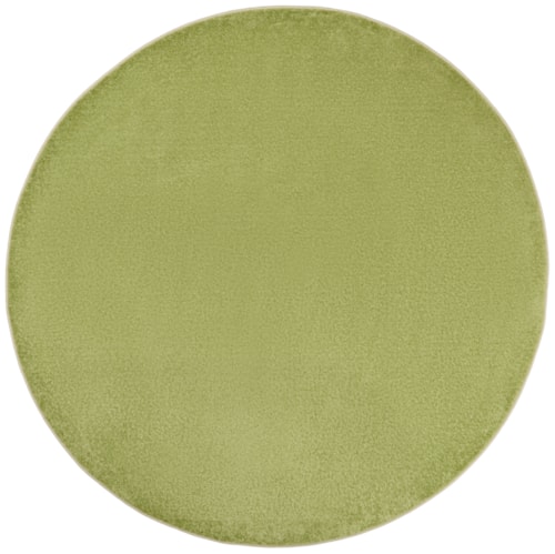 8'  Green Round Rug