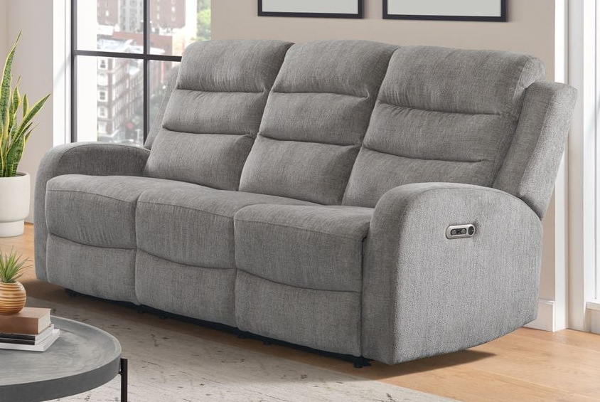 Elements Avanti U52608650305PP Casual Power Reclining Sofa with Power Headrest Royal