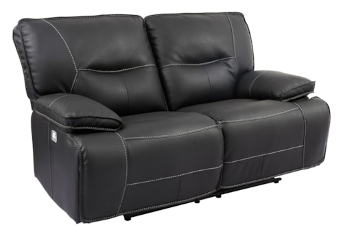 Casual Power Dual Reclining Loveseat with Power Headrests