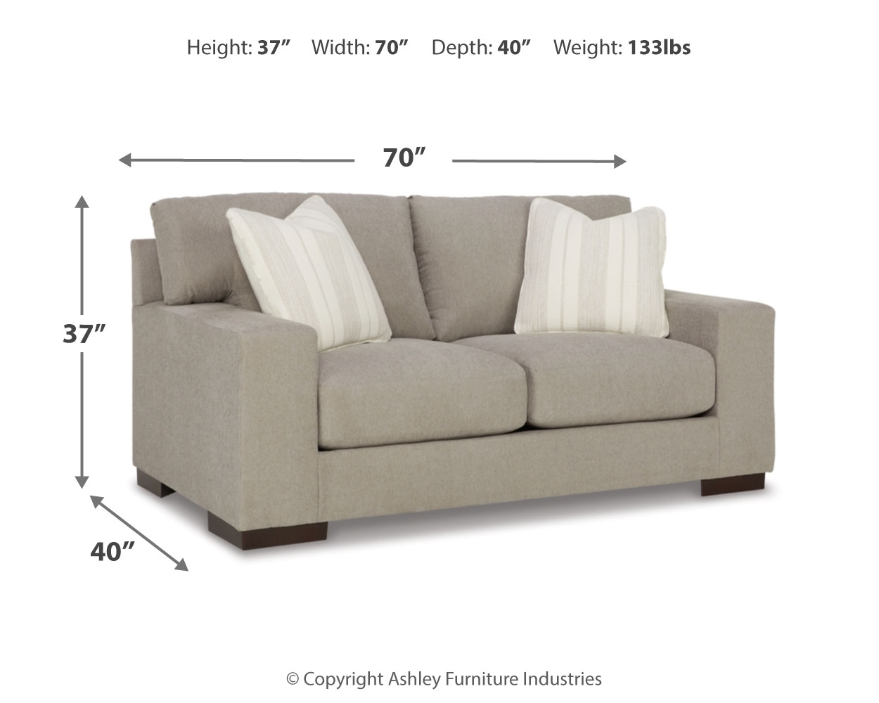 Signature Design by Ashley Maggie Living Room Set