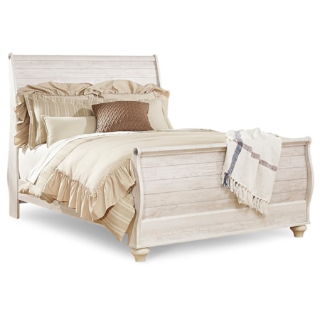 Queen Sleigh Bed