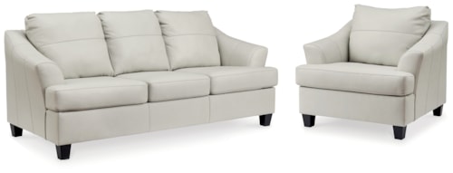 Sofa And Oversized Chair