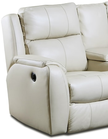 Double Reclining Loveseat w/ Console