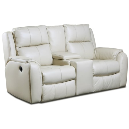 Double Reclining Loveseat w/ Console
