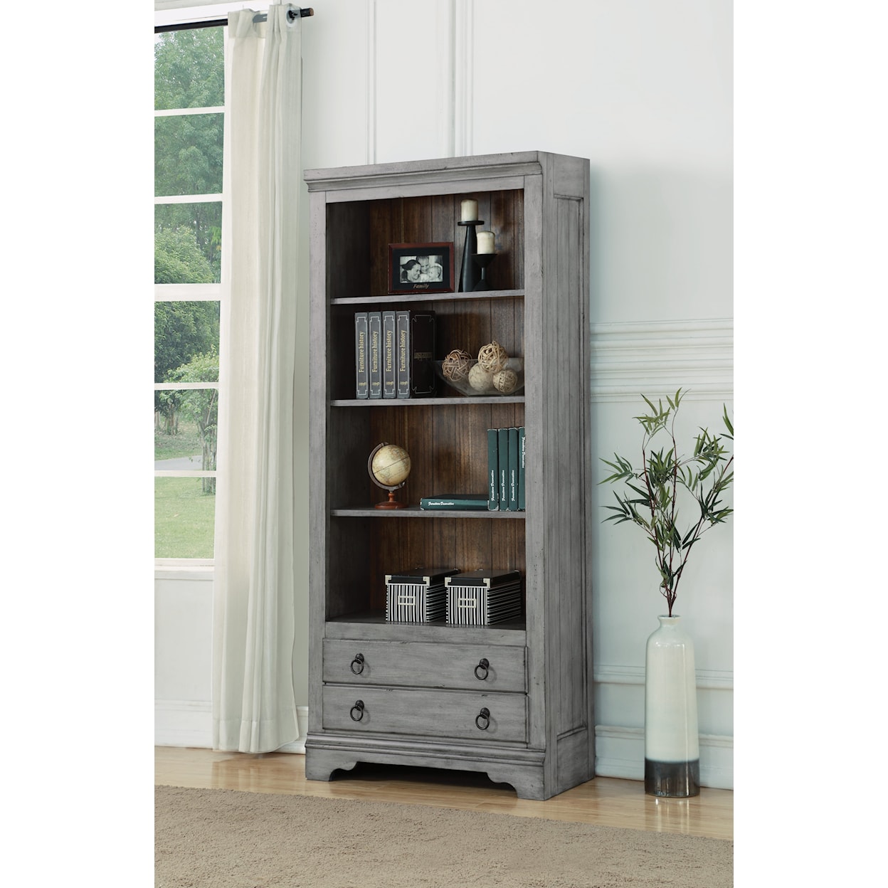 Flexsteel Wynwood Collection Plymouth File Bookcase