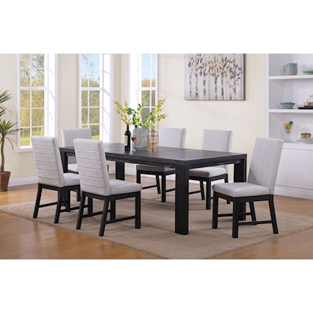 Pelham 7-Piece Contemporary Dining Set