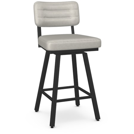 Upholstered Counter Height Swivel Stool