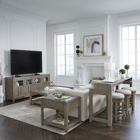 4-Piece Sofa Table Set