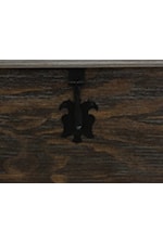 Cottage Creek Furniture Westwood Rustic Storage Cocktail Table