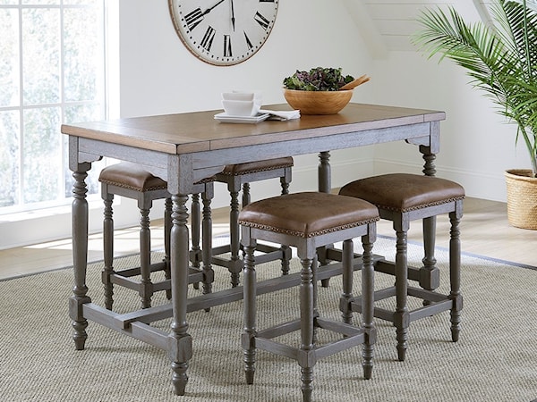 Counter Height Table and Stools Set