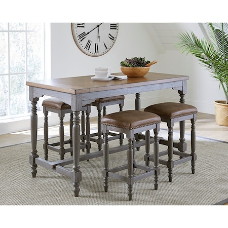 Counter Height Table and Stools Set