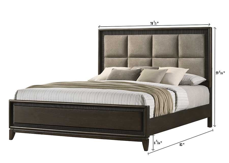 King Upholstered Bed