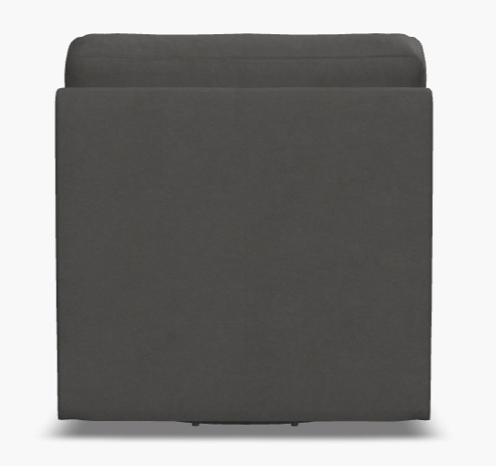 Madison Finished Armless Swivel Chair