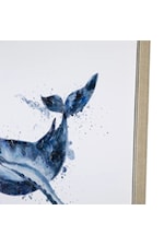 Crestview Collection Whales Tails Whales Tails Canvas Painting - Set of 2