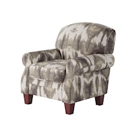 Accent Chair with Rolled Arms