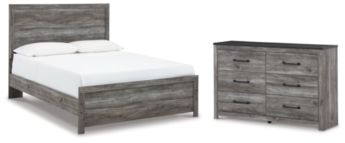 Queen Panel Bed And Dresser
