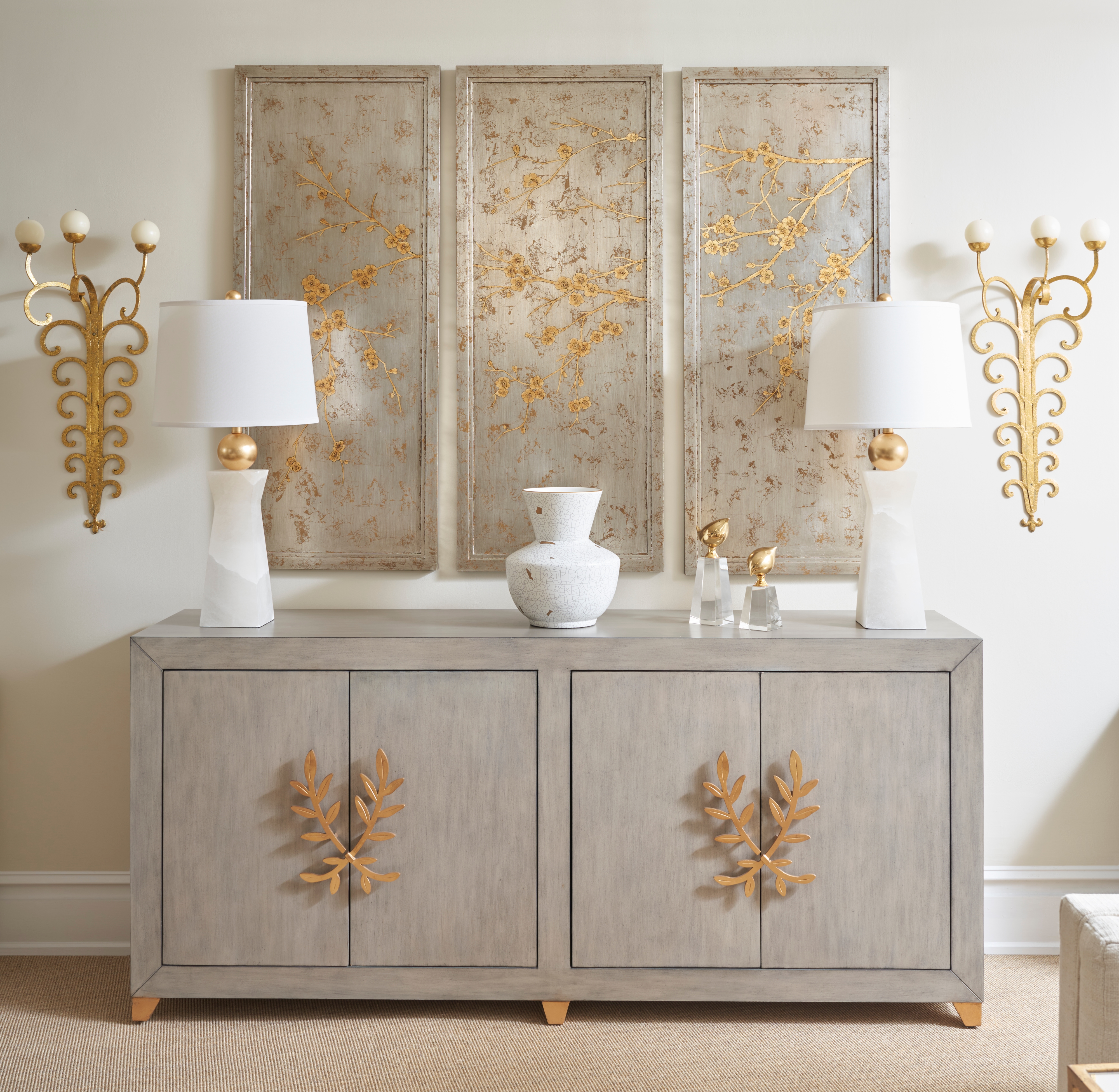 Chelsea House Jamie Merida Cherry Blossom Panels (S3)