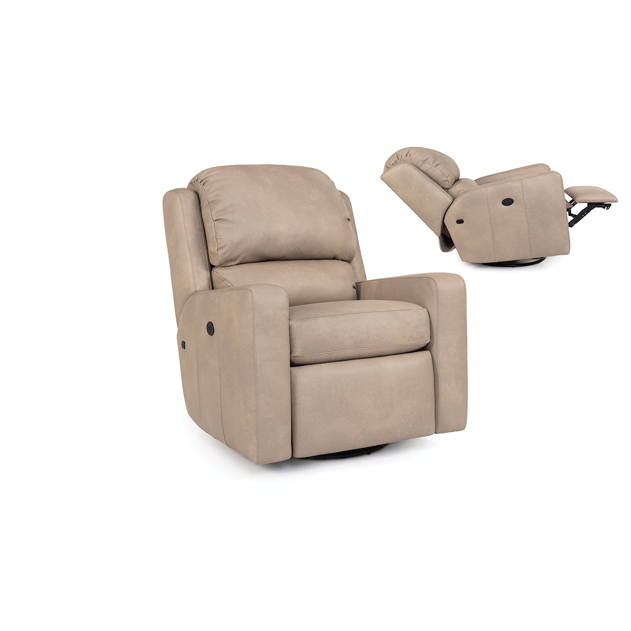 Smith Brothers 781 Motorized Swivel Glider Recliner