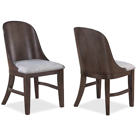 Cullen Mid-Century Modern Upholstered Dining Chair