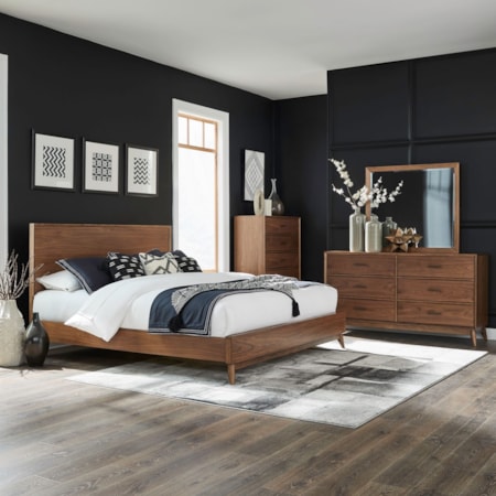 Queen Platform Bed Set